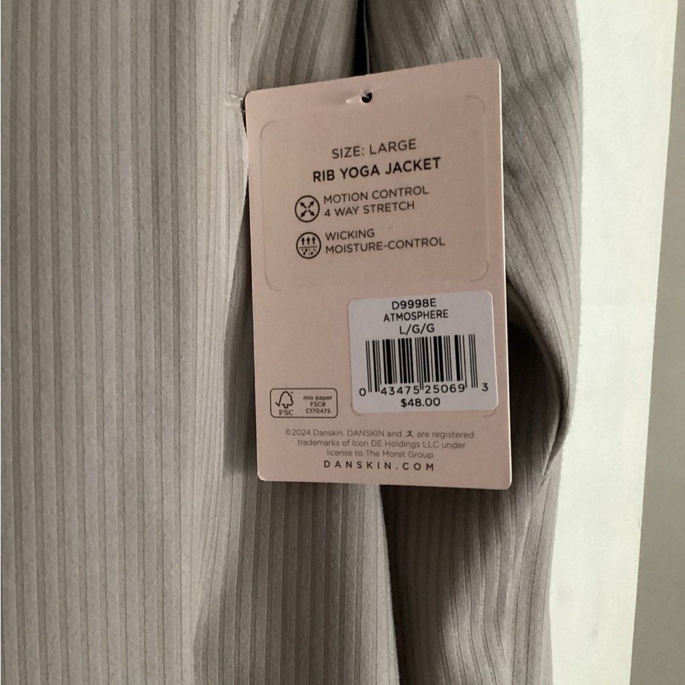 Danskin Rib Yoga Jacket - Picture 5 of 7